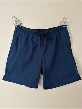 Path Projects Men's Graves PX 7” Running Shorts in Navy